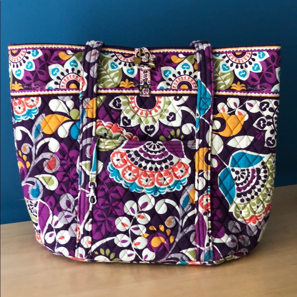 Vera Bradley Large Tote - Plum Crazy